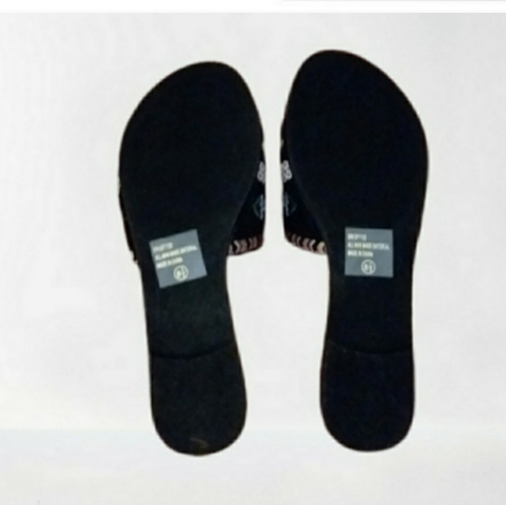 😎SUMMER RIO Bolaro Embroidered Slides, slippers, sandals ☀️ - Picture 5 of 6